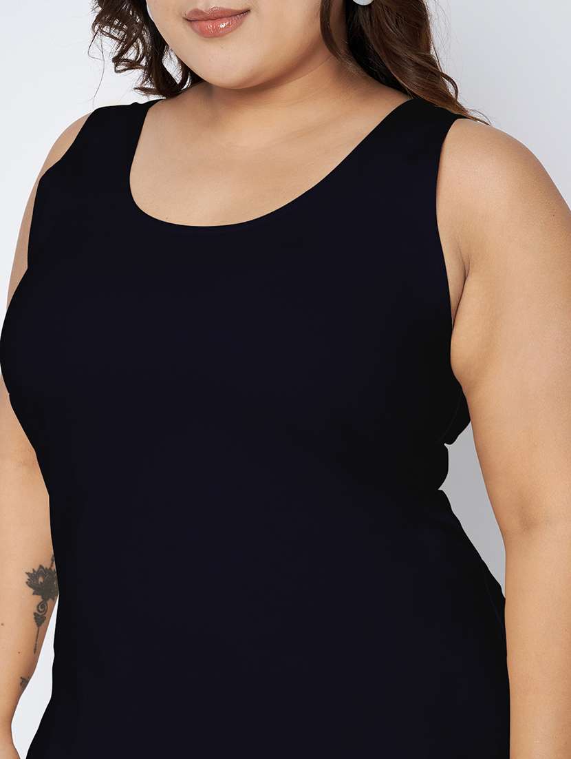 women plus size solid sleeveless camisole - 22142344 -  Standard Image - 6