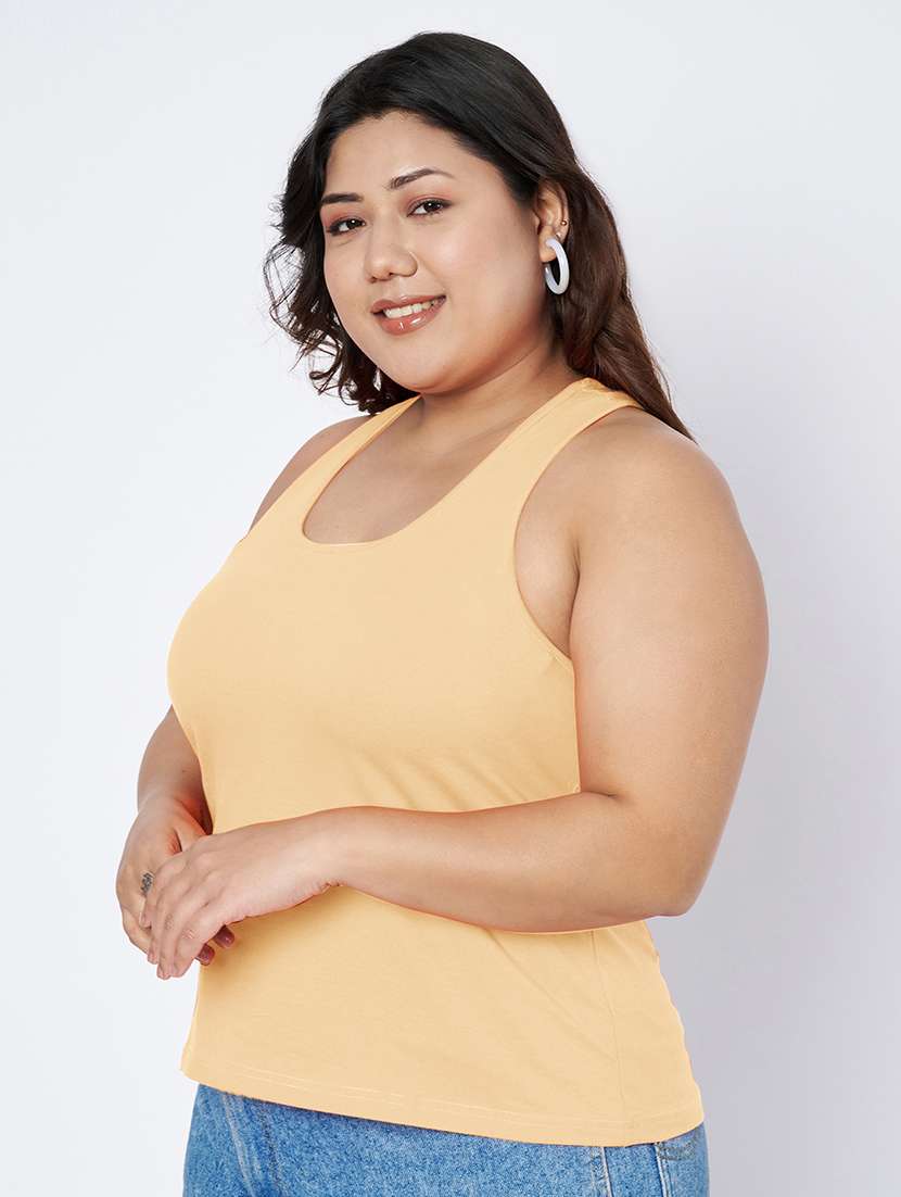 women plus size solid sleeveless camisole - 22142347 -  Standard Image - 1