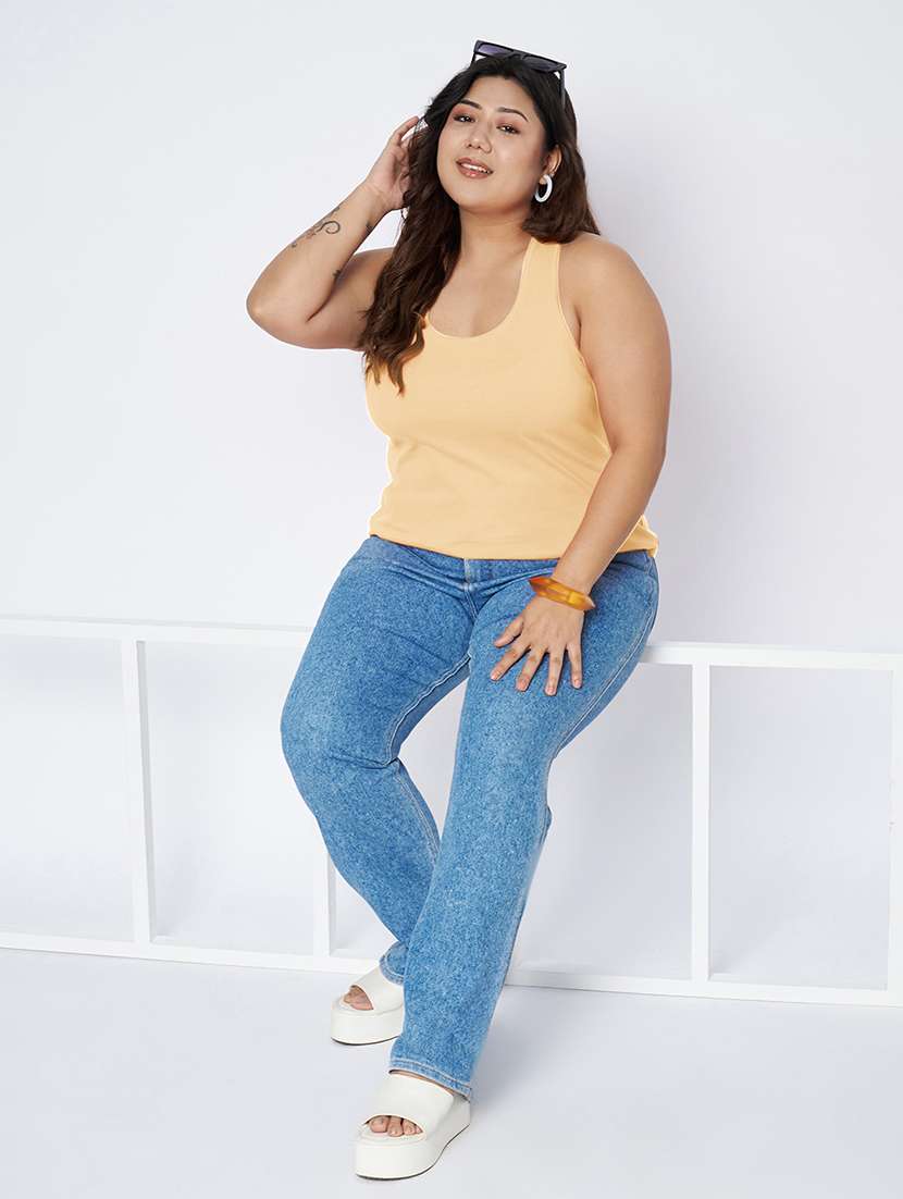 women plus size solid sleeveless camisole - 22142347 -  Standard Image - 4