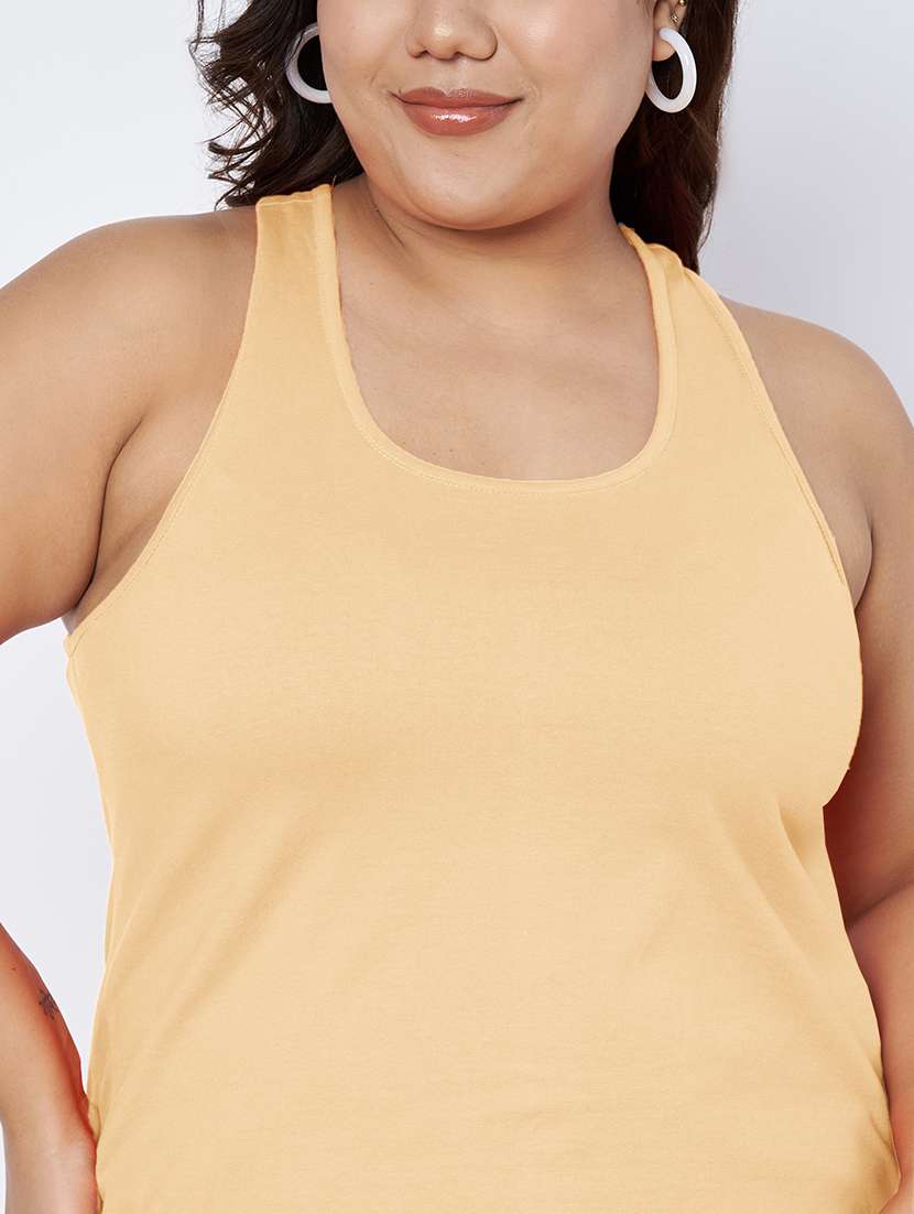 women plus size solid sleeveless camisole - 22142347 -  Standard Image - 6