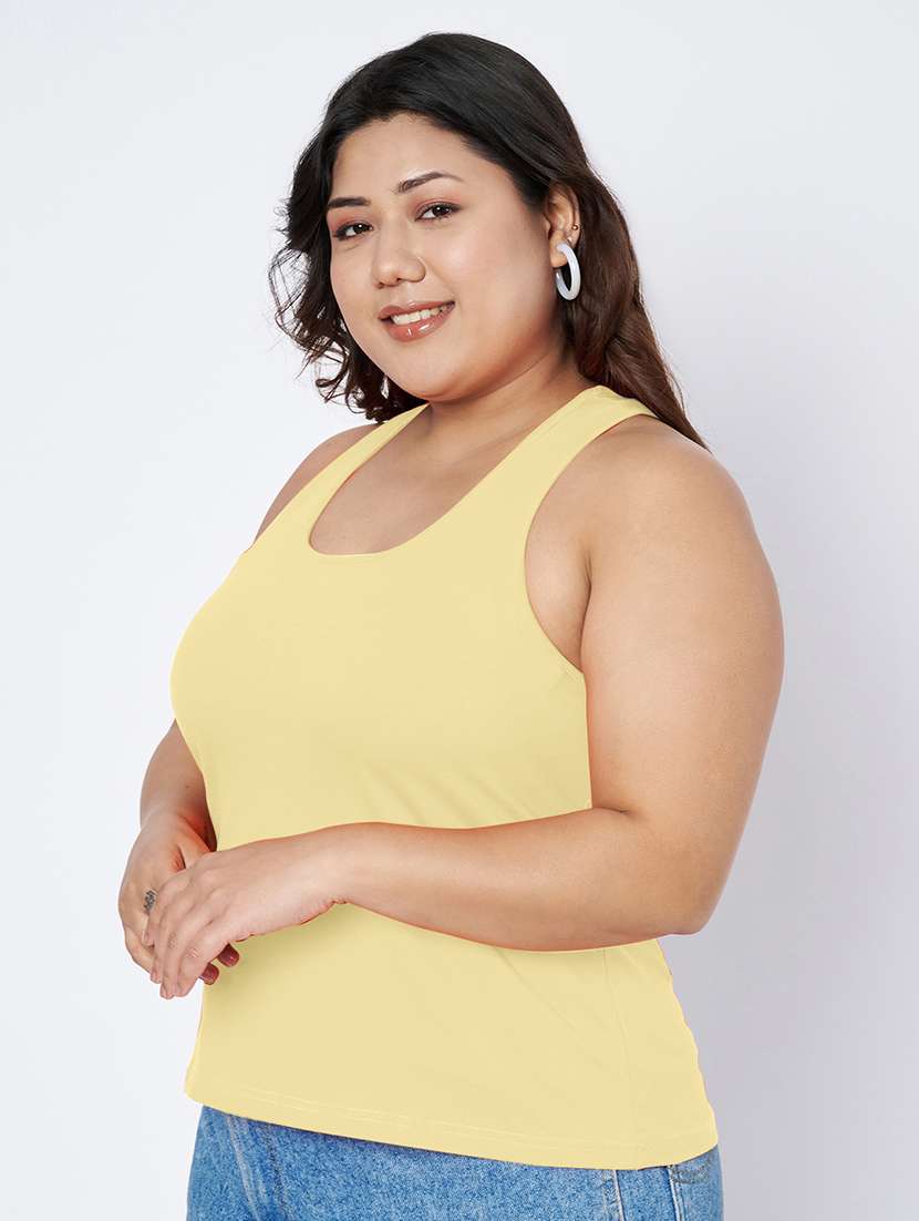 women plus size solid sleeveless camisole - 22142349 - Standard Image - 1