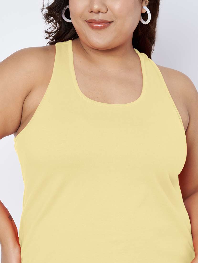 women plus size solid sleeveless camisole - 22142349 - Standard Image - 6