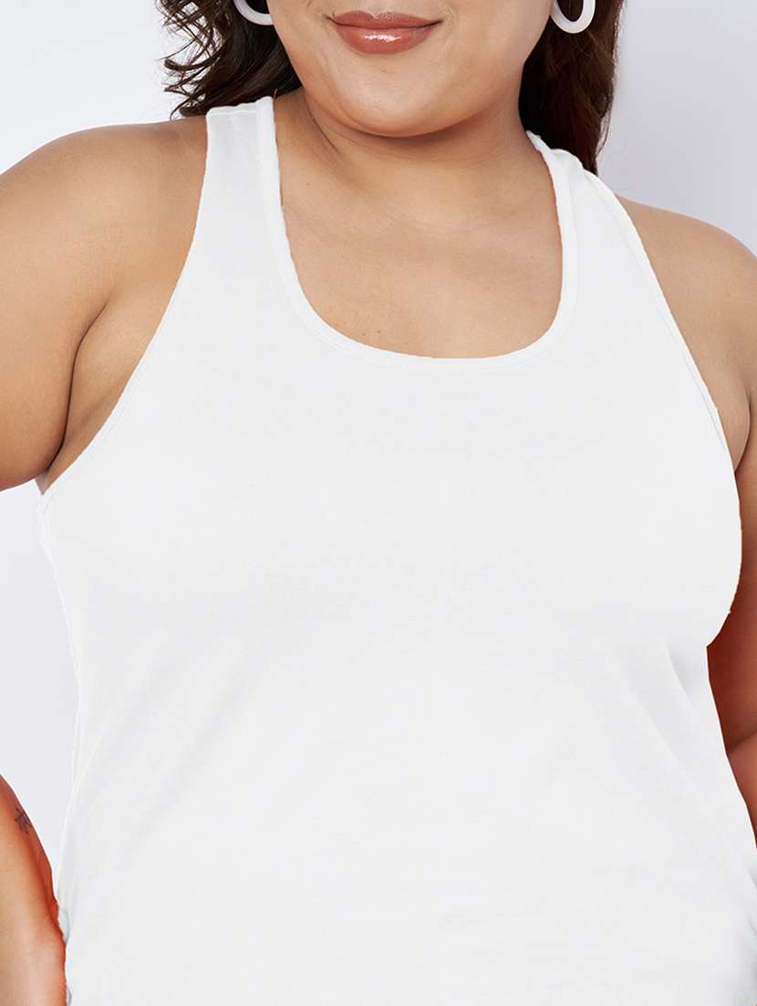 women plus size solid sleeveless camisole - 22142354 - Standard Image - 6
