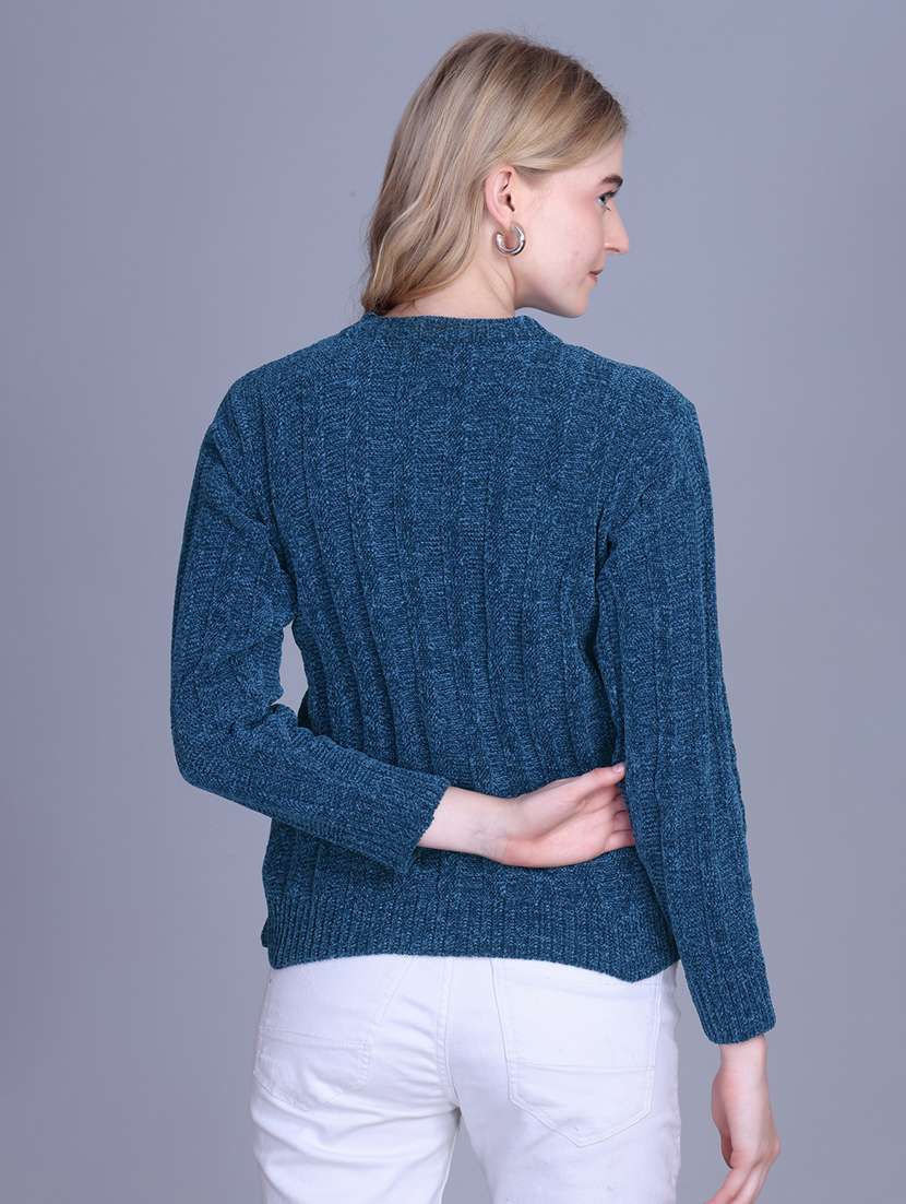 women self designed long sleeve pullover - 22142371 -  Standard Image - 4