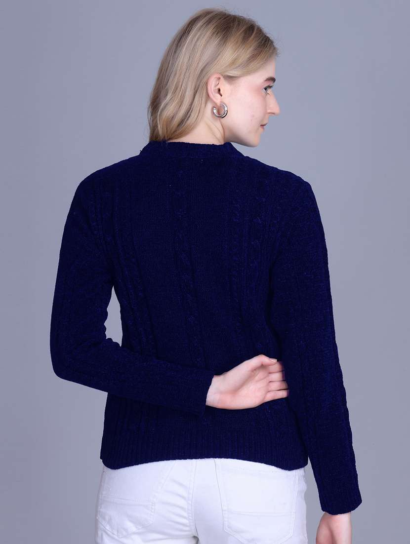 women self designed long sleeve pullover - 22142374 -  Standard Image - 4