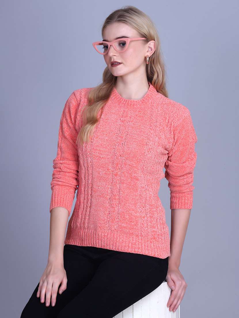 women self designed long sleeve pullover