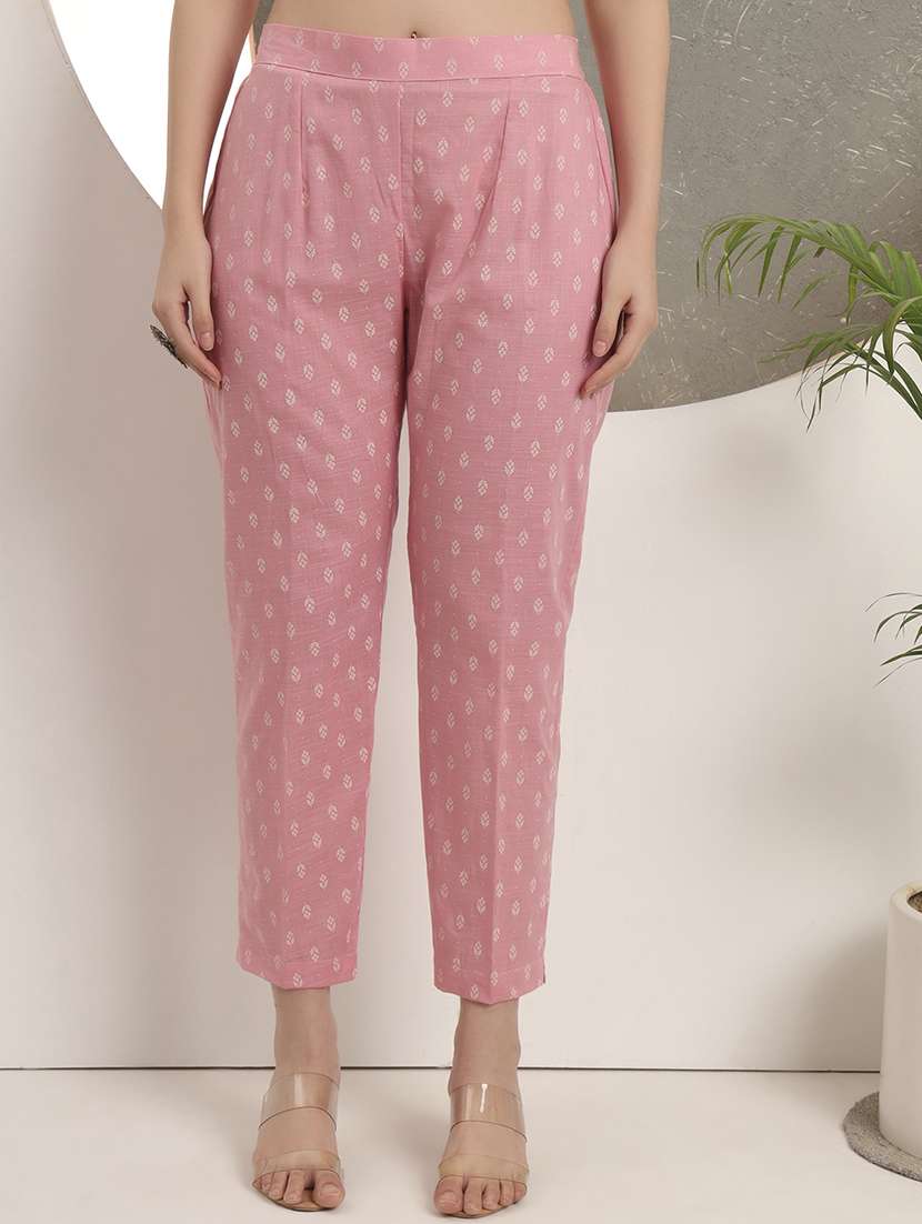 women floral printed three quarter sleeve kurta pant set - 22142380 -  Standard Image - 4