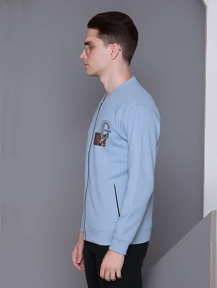 men solid long sleeve regular fit casual jacket - 22142423 -  Standard Image - 1