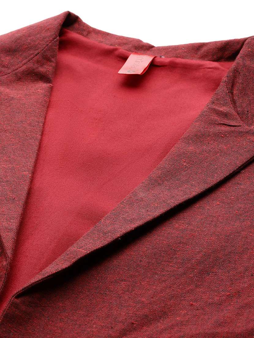 women solid long sleeve single breasted blazer - 22142691 -  Standard Image - 6