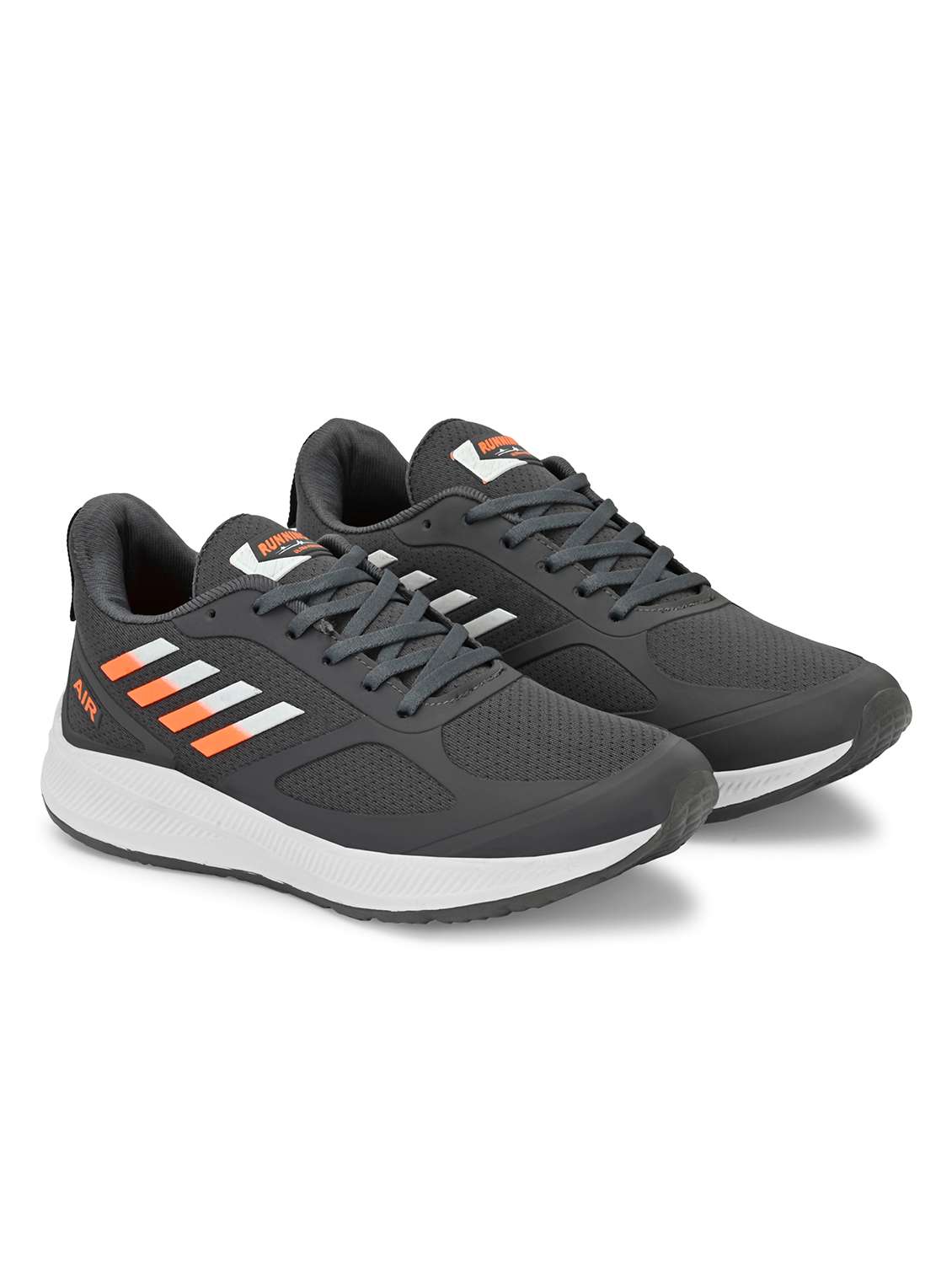 men grey lace up sport shoe - 22142707 -  Standard Image - 1