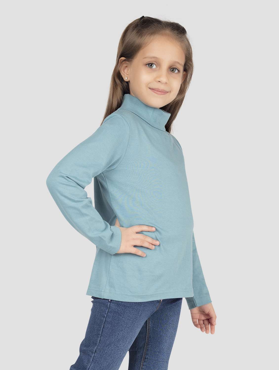 girls pack of 2 solid long sleeve tee - 22142721 -  Standard Image - 1