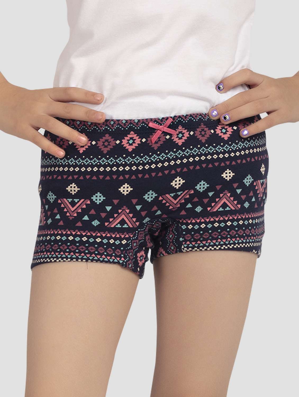 girls pack of 3 printed bloomer - 22142732 -  Standard Image - 1