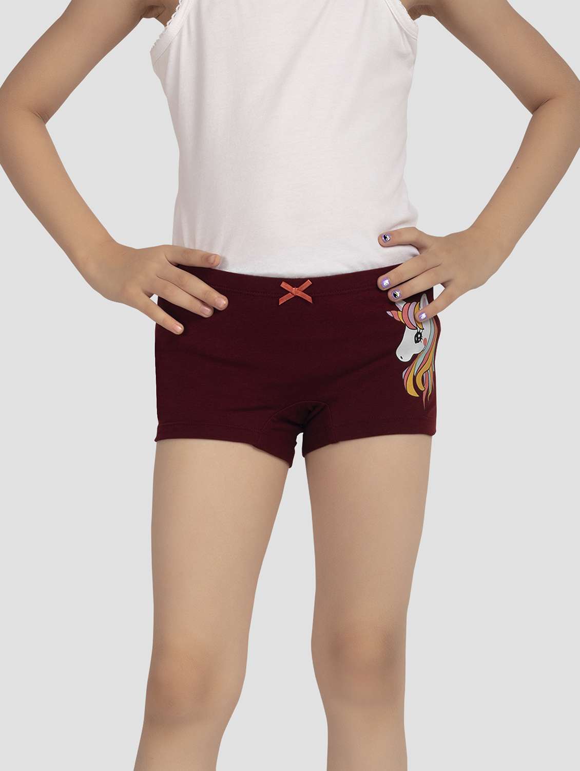 girls pack of 3 printed mid rise bloomer - 22142733 -  Standard Image - 1