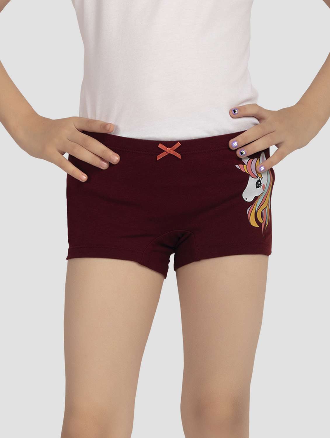 girls pack of 3 printed mid rise bloomer - 22142733 -  Standard Image - 1