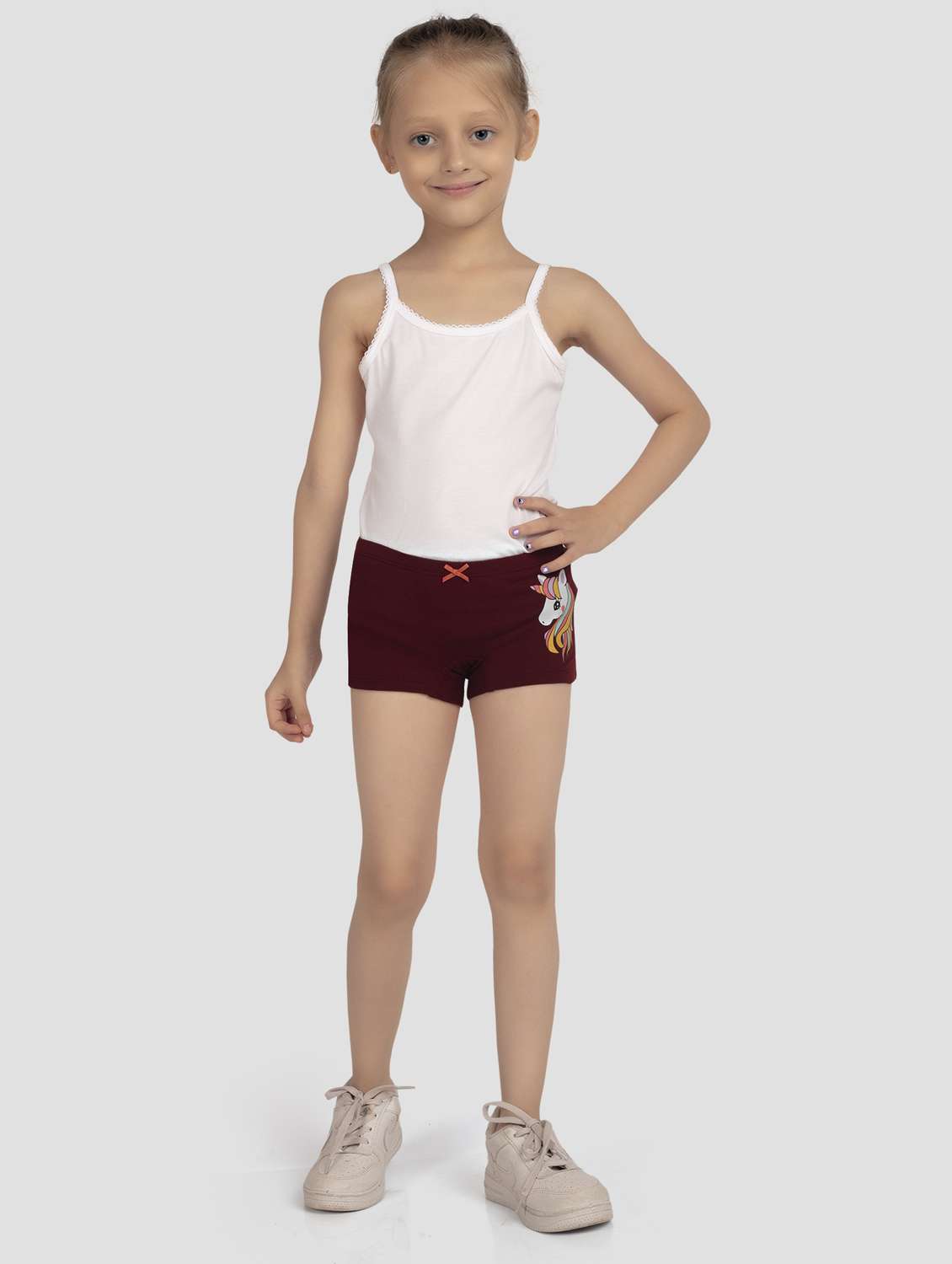 girls pack of 3 printed mid rise bloomer - 22142733 -  Standard Image - 4