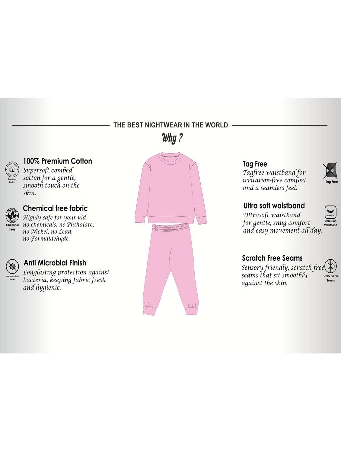 girls printed long sleeve nightwear pyjama set - 22142738 -  Standard Image - 4