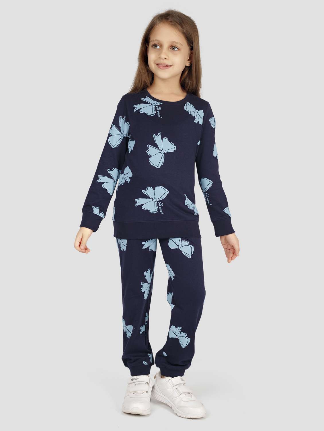 girls printed long sleeve pyjama set nightwear - 22142739 -  Standard Image - 1