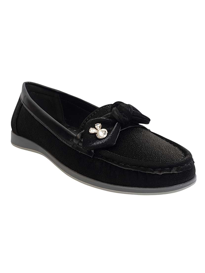 women black slip on loafer - 22142747 - Standard Image - 1