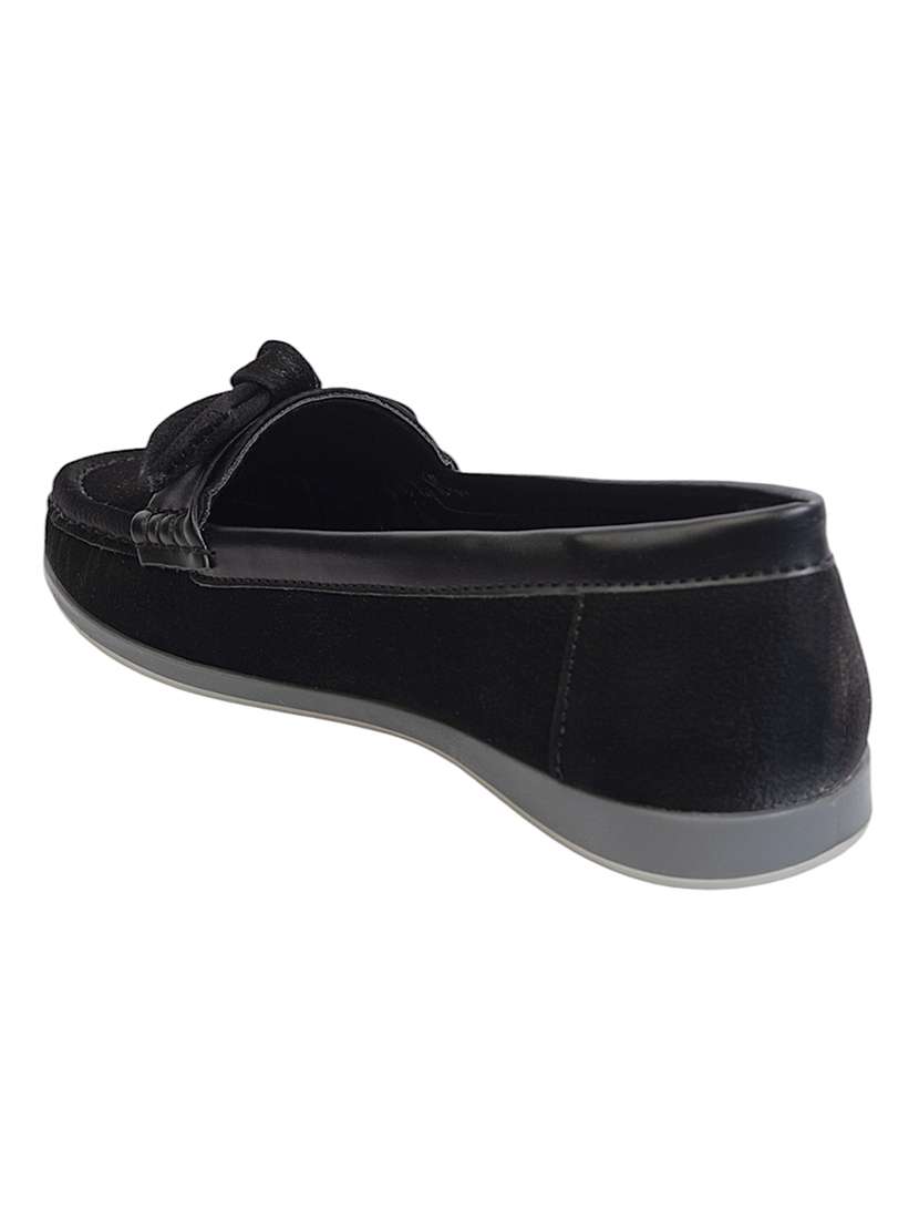 women black slip on loafer - 22142747 - Standard Image - 4