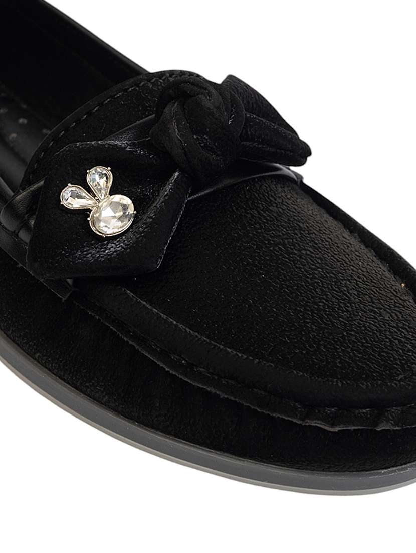 women black slip on loafer - 22142747 - Standard Image - 6