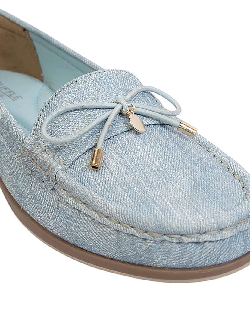 women blue slip on loafer - 22142749 - Standard Image - 6