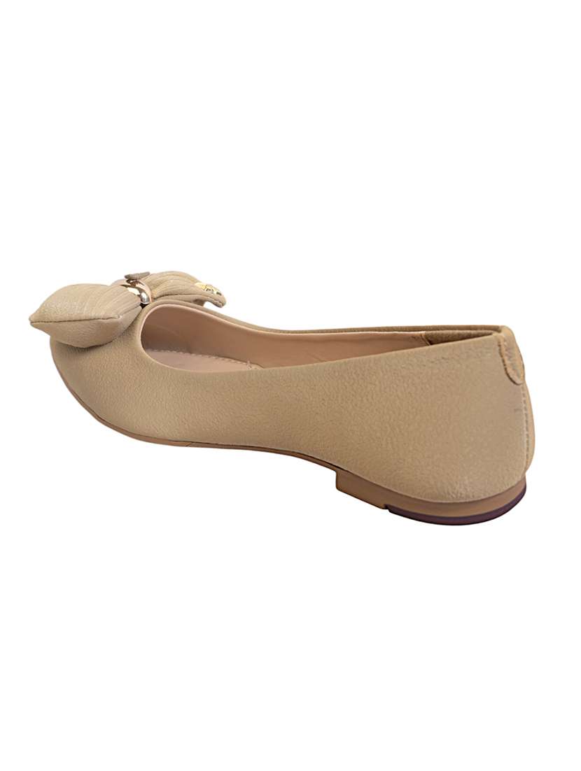 women beige slip on ballerina - 22142752 - Standard Image - 4