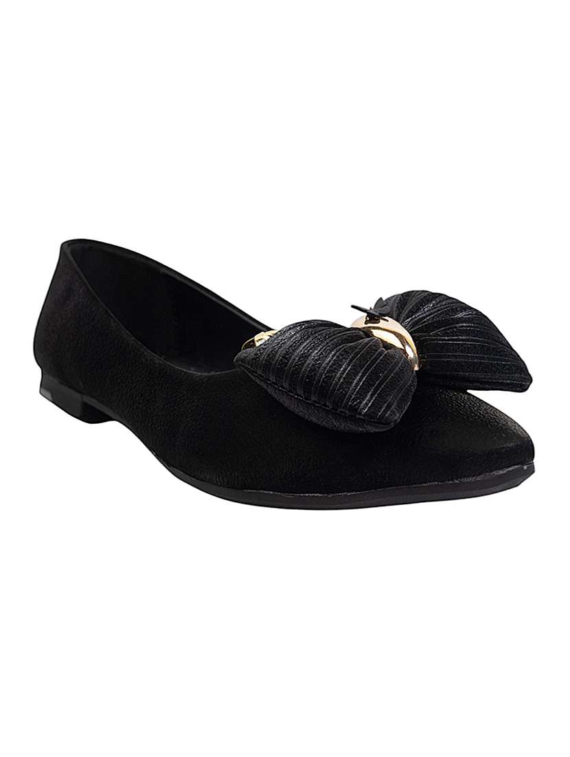 women black slip on ballerina - 22142753 - Standard Image - 1