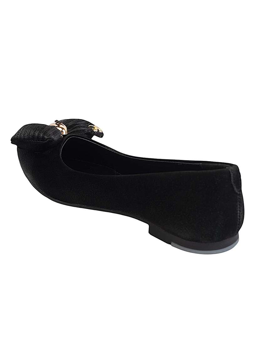 women black slip on ballerina - 22142753 - Standard Image - 4