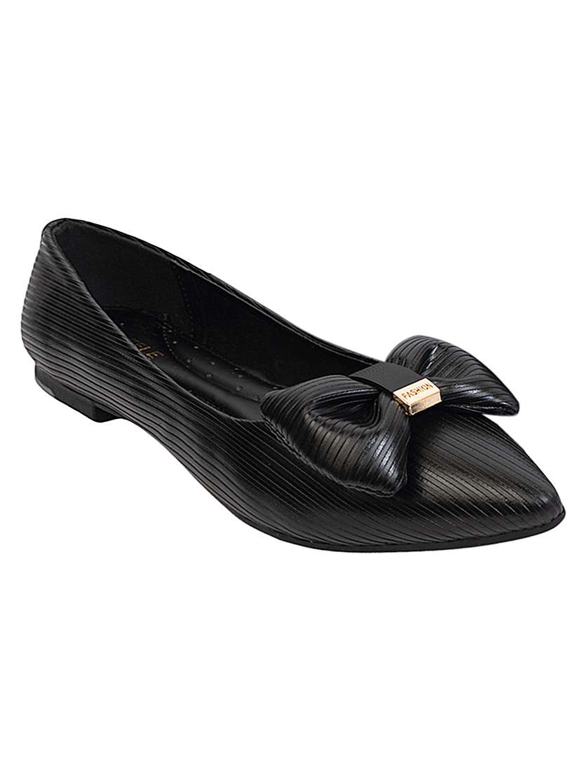 women black slip on ballerina - 22142755 - Standard Image - 1