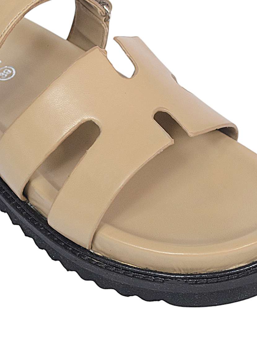 women solid slip on sandal - 22142762 - Standard Image - 6