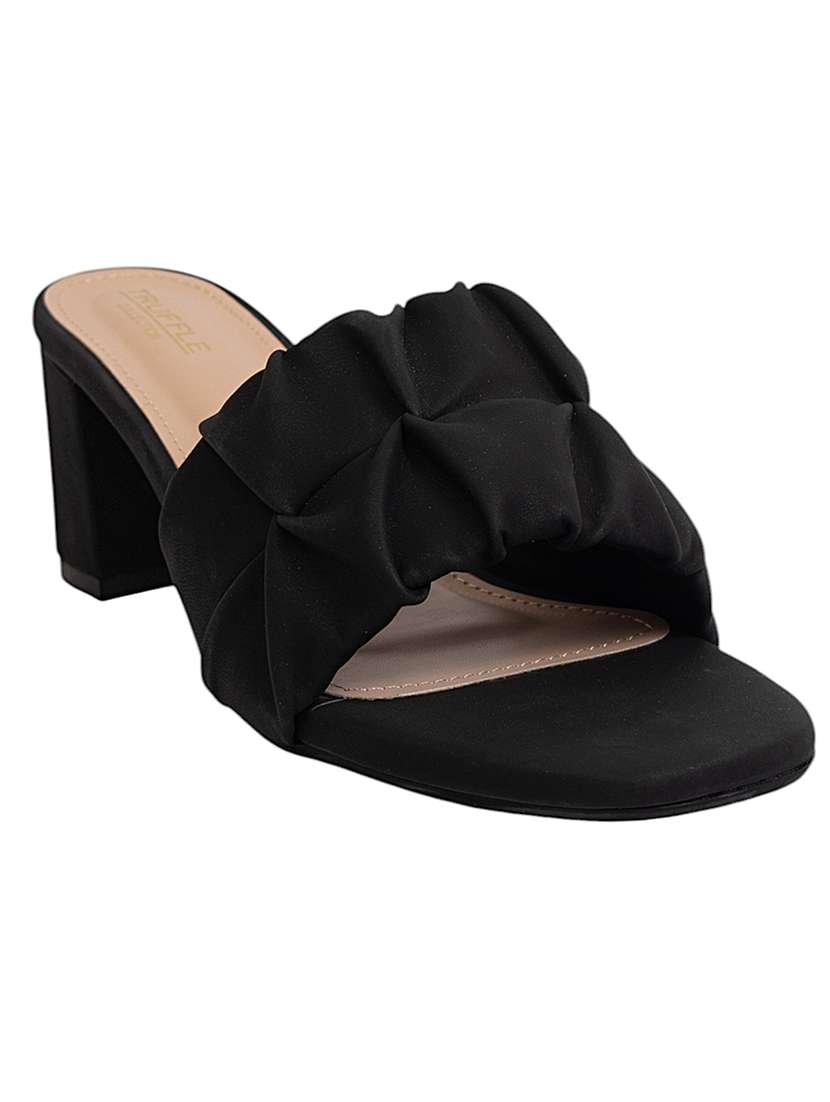 women black slip on sandal - 22142766 -  Standard Image - 1