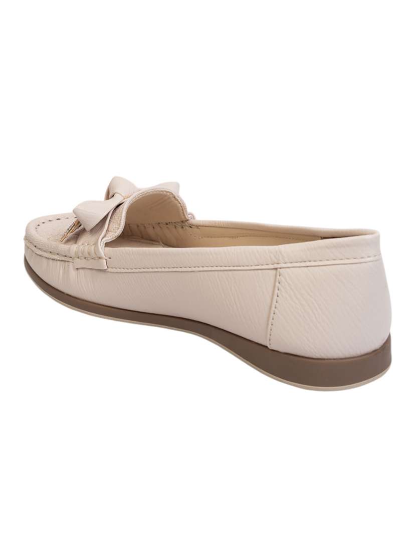 women beige slip on loafer - 22142770 - Standard Image - 4