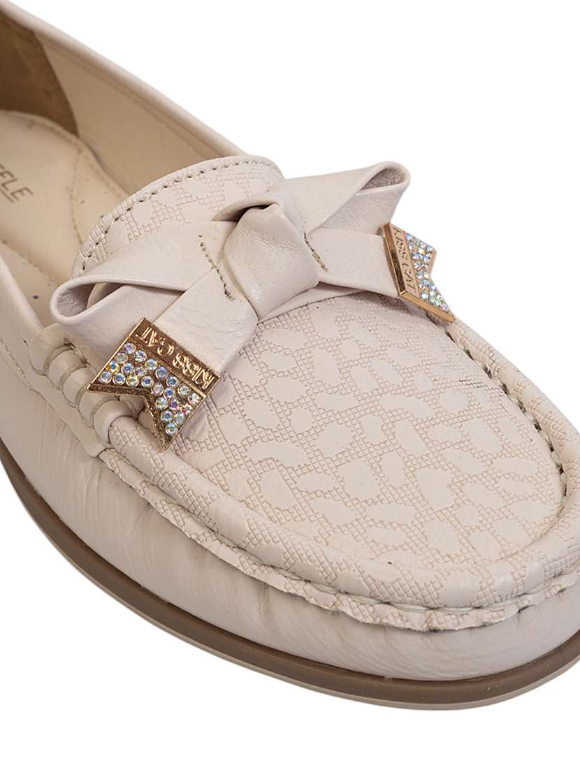 women beige slip on loafer - 22142770 - Standard Image - 6