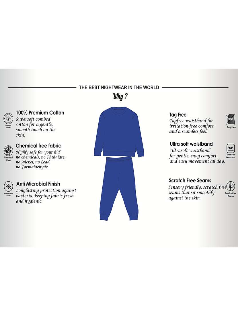 boys printed long sleeve co-ord set - 22142870 -  Standard Image - 4