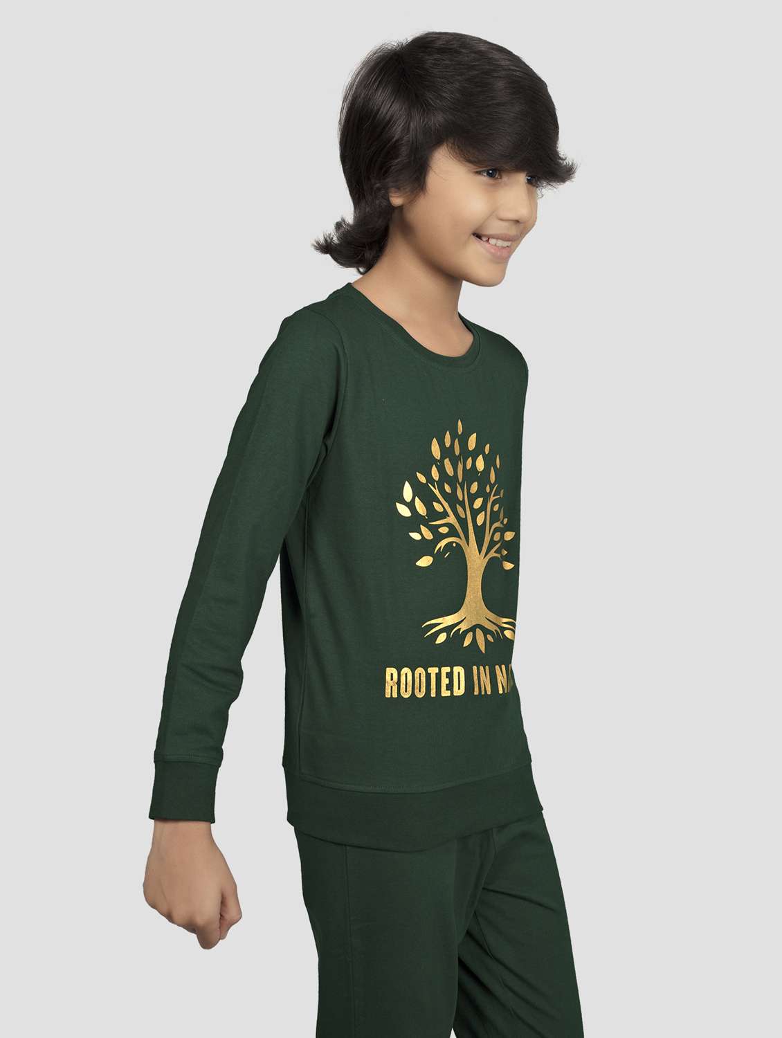 boys printed long sleeve pyjama set nightwear - 22142873 -  Standard Image - 1