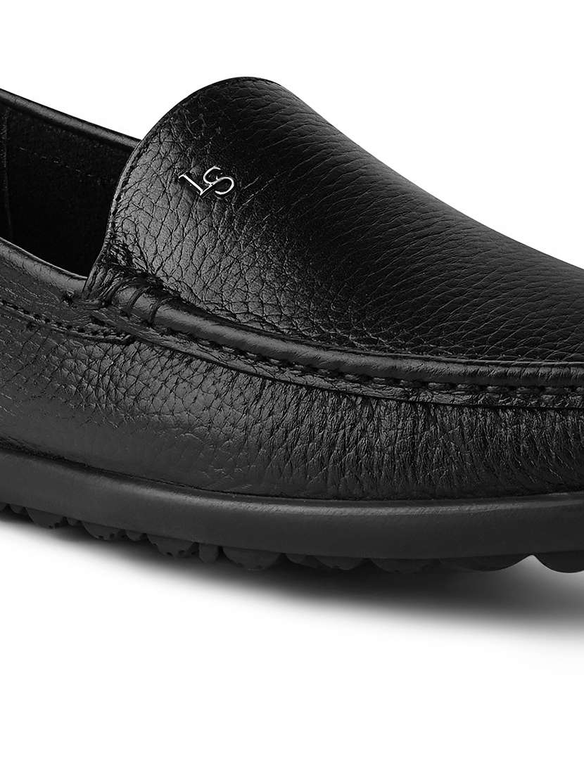 men black slip on loafer - 22142909 -  Standard Image - 4
