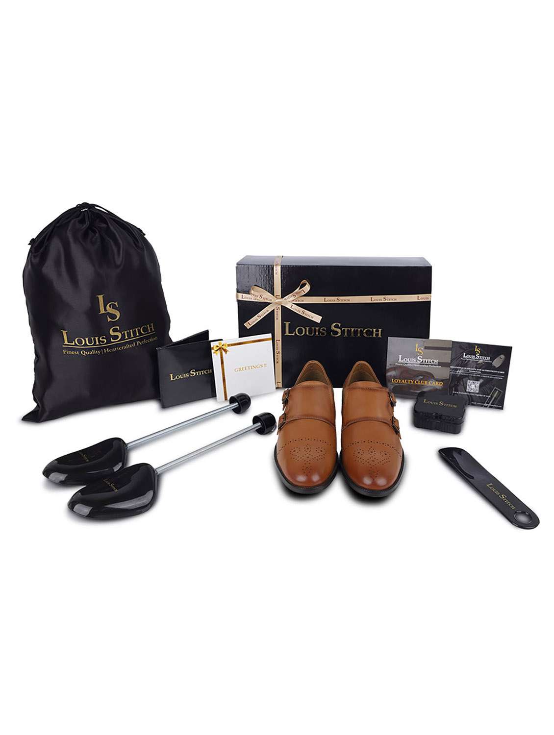 men tan slip on monk strap - 22142940 -  Standard Image - 4