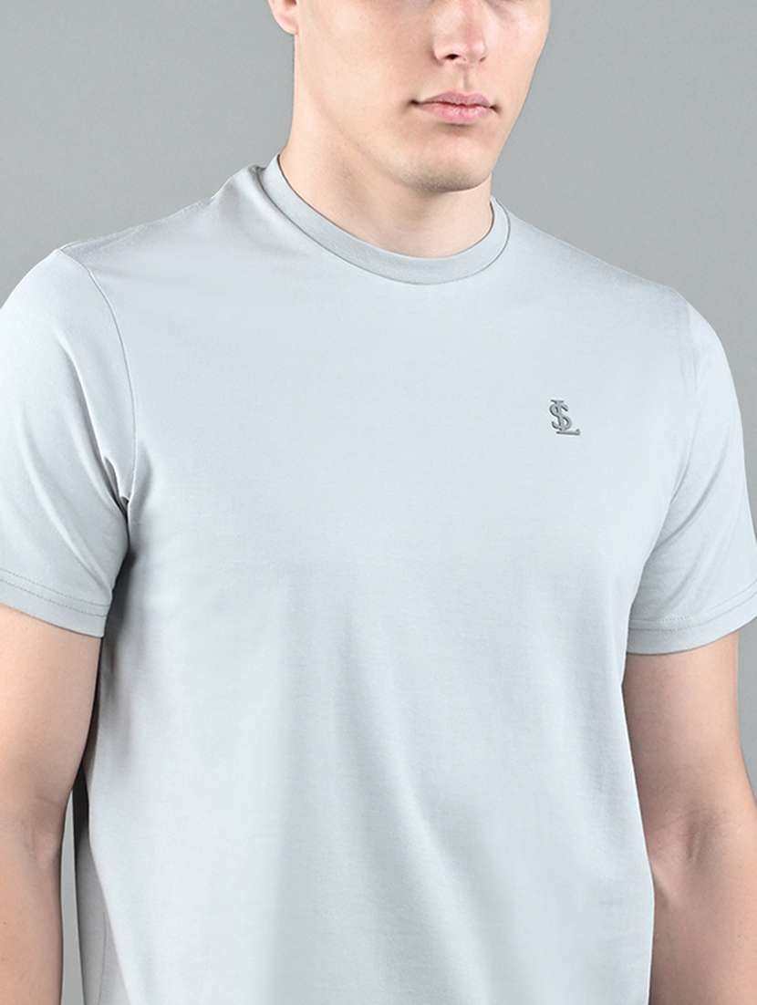 men solid short sleeve regular fit t-shirt - 22142947 -  Standard Image - 4