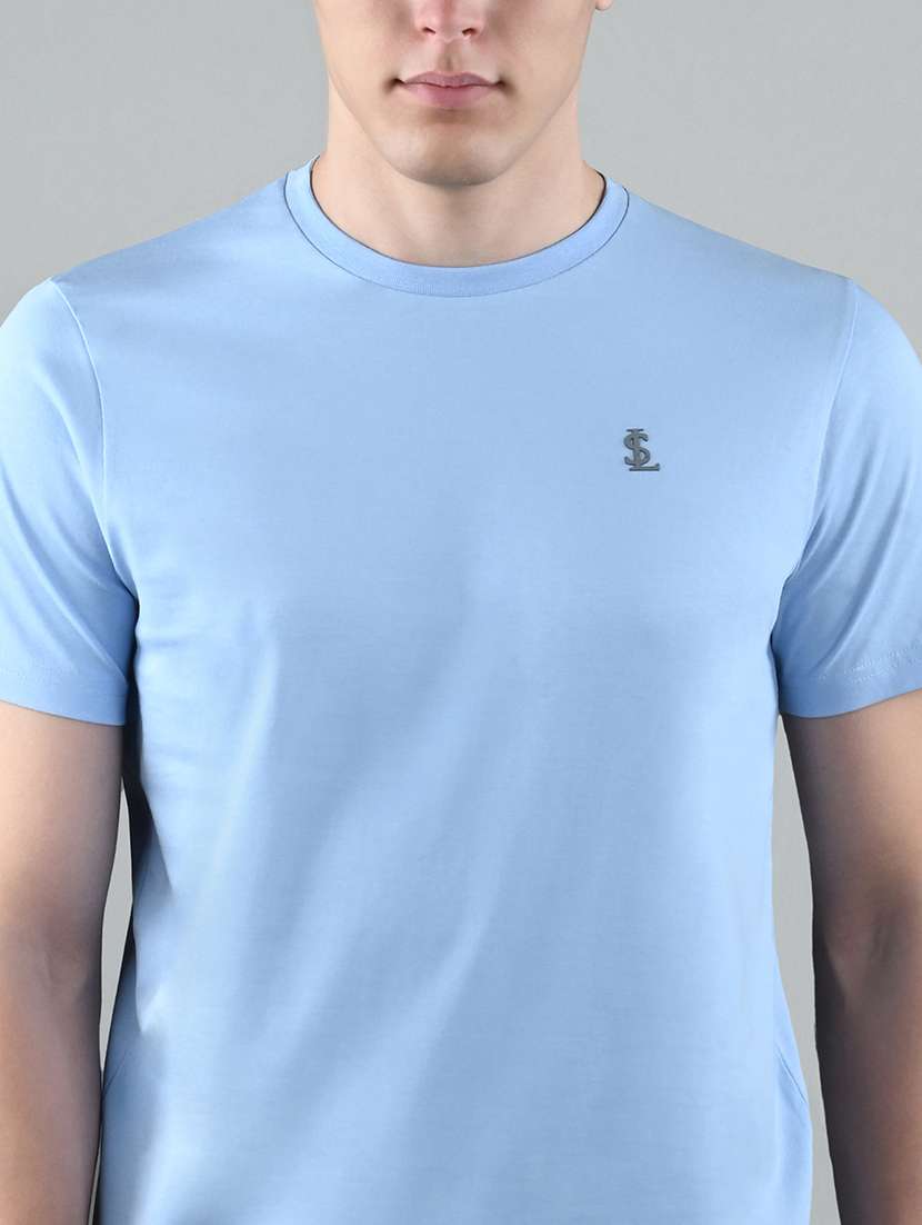 men solid short sleeve regular fit t-shirt - 22142948 -  Standard Image - 4