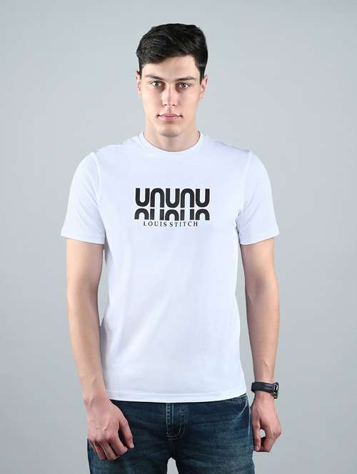 men printed short sleeve regular fit t-shirt - 22142954 - Standard Image - 0