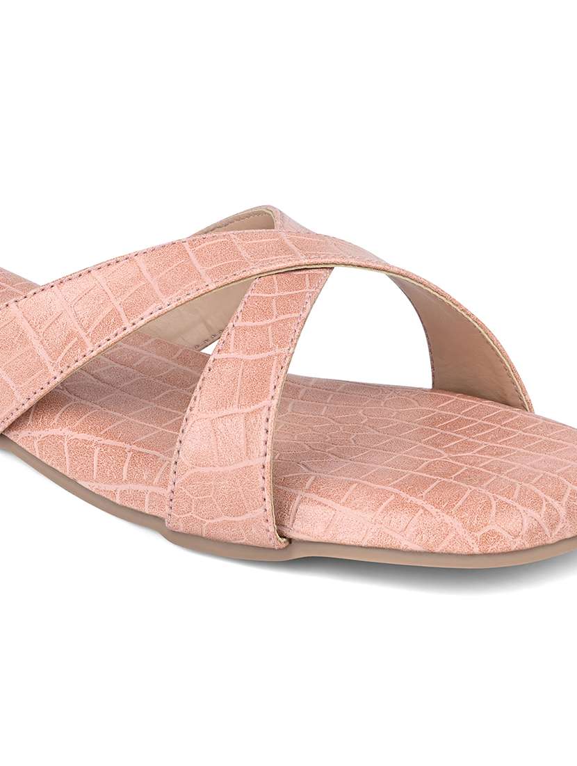 women nude slip on sandal - 22142958 -  Standard Image - 4
