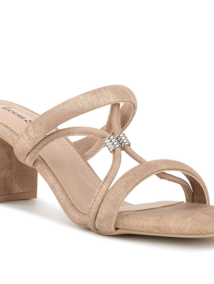 women beige slip on sandal - 22142965 -  Standard Image - 4