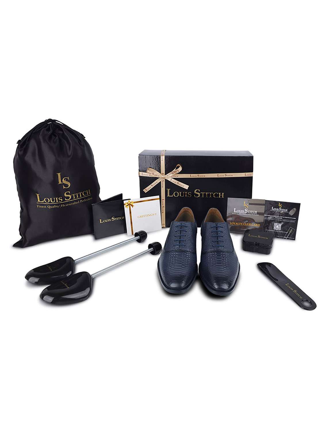 men blue lace-up oxford - 22142970 -  Standard Image - 4