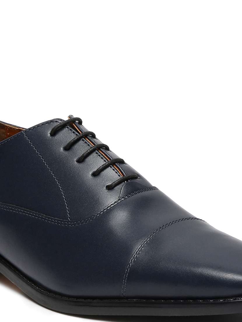 men blue lace-up oxford - 22142990 -  Standard Image - 4