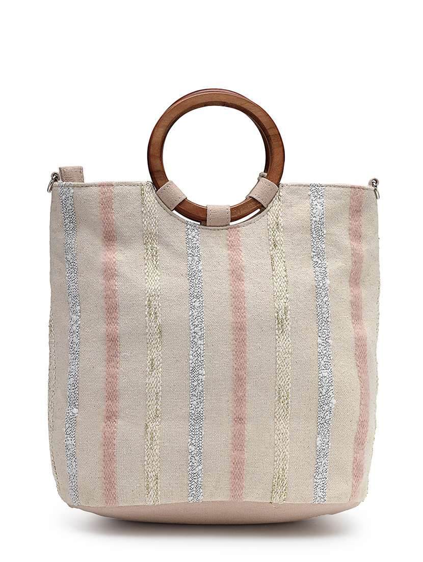 striped beige sling with tassel - 22143031 -  Standard Image - 1