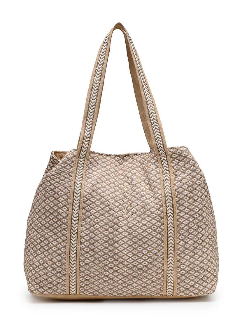 embellished cotton hobo tote bag - 22143038 -  Standard Image - 1