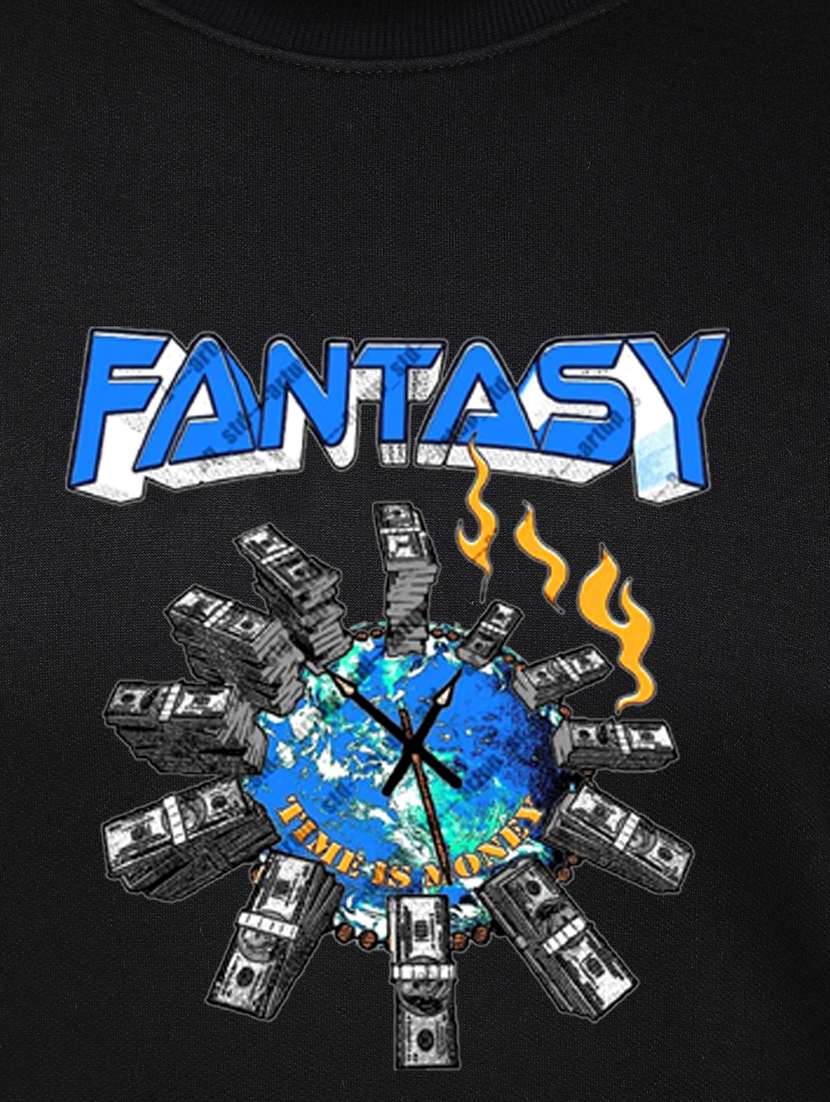 men front print long sleeve regular fit sweatshirt - 22143055 -  Standard Image - 4