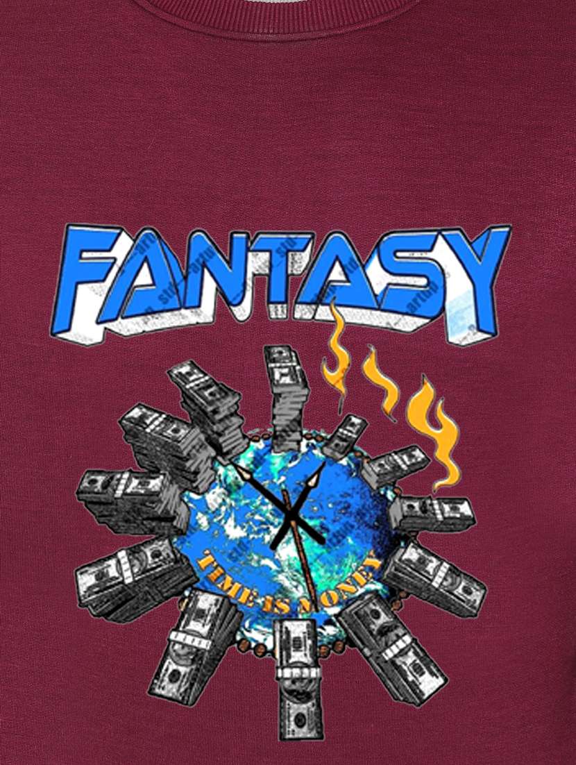 men front print long sleeve regular fit sweatshirt - 22143057 -  Standard Image - 4