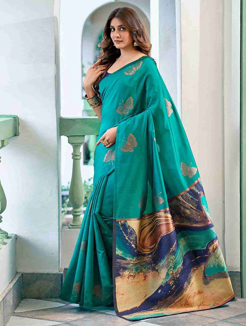 women self design banarasi saree with blouse - 22143169 - Standard Image - 1