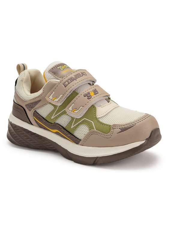 boys beige synthetic sneaker - 22143578 -  Standard Image - 1
